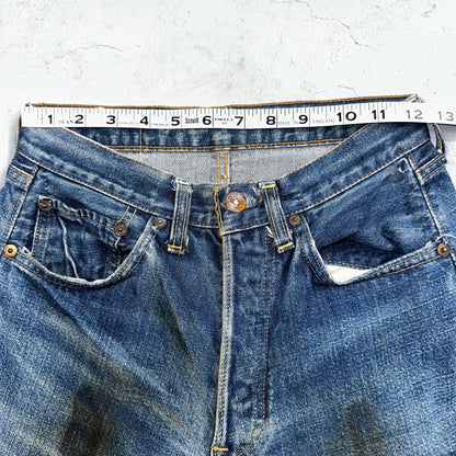Levis 501 Big E Vintage 60s Redline Selvedge USA XX 1960s Jeans 27x30 Act 25x28