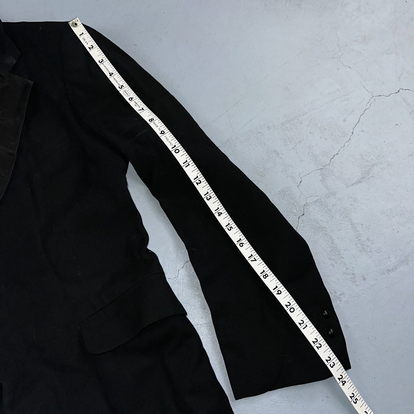 VTG 1920s Mens 1 PC Suit Tuxedo Coat Jacket Pants Black 20s 30s Antique