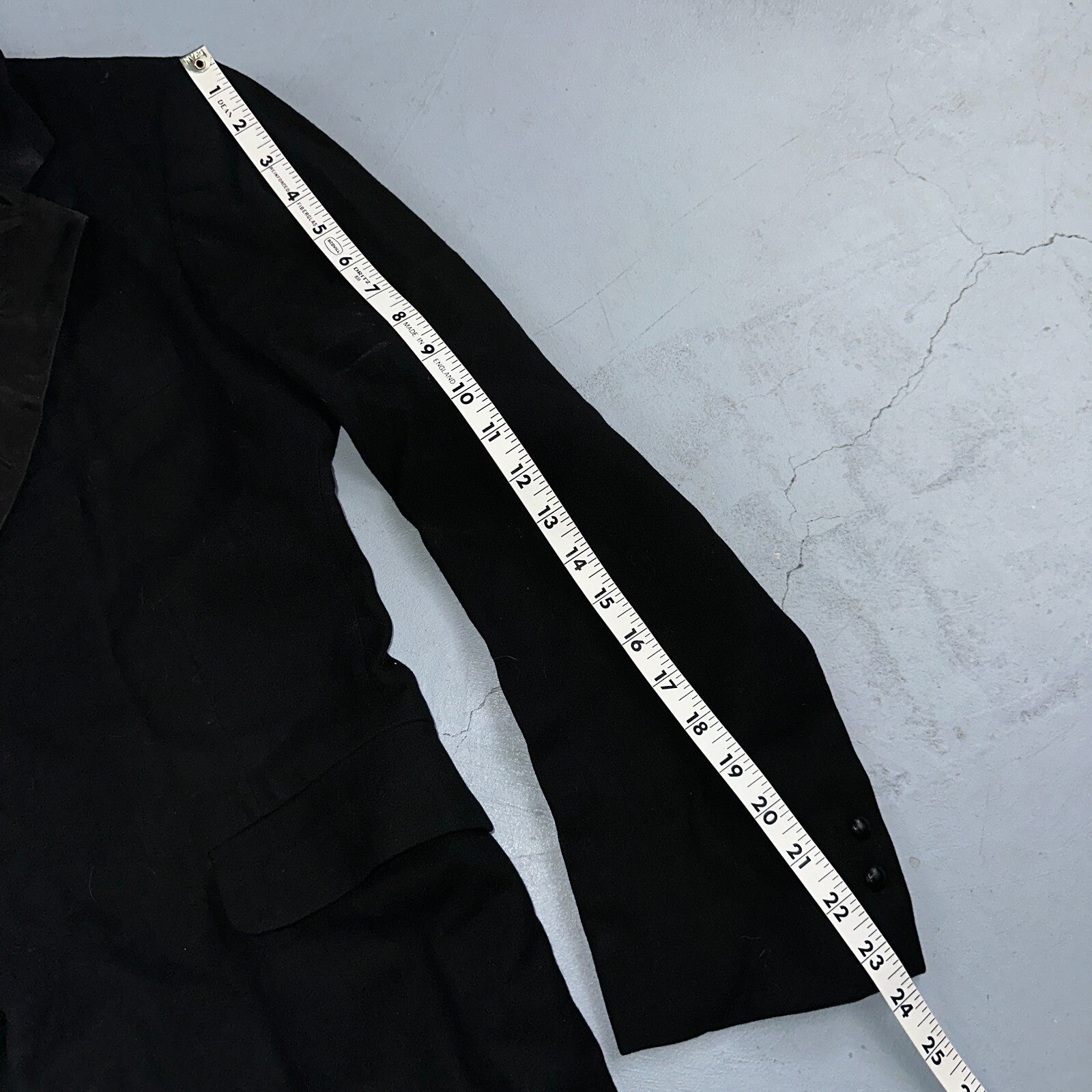 VTG 1920s Mens 1 PC Suit Tuxedo Coat Jacket Pants Black 20s 30s Antique