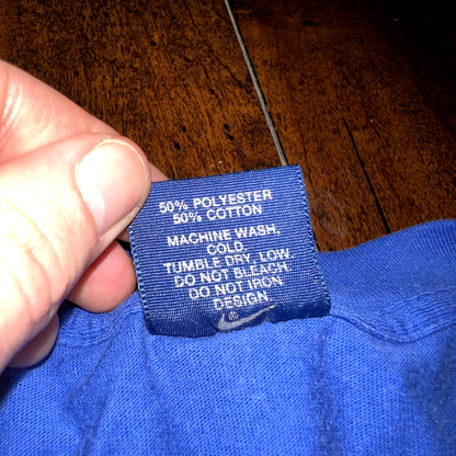 Nike Air Vintage T Shirt 80s USA Rare Air Max Atoms Bubbles Science Blue Tag