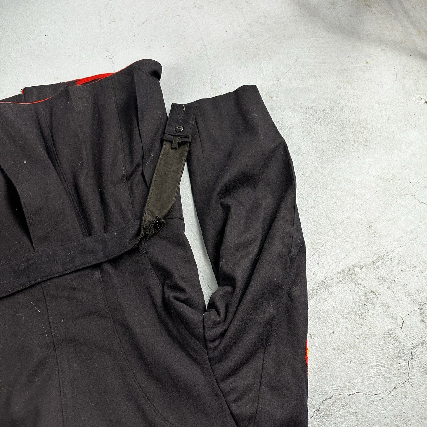 VTG Authentic WWII Paramarine United States Marine Corp Dress Blue Jacket USMC