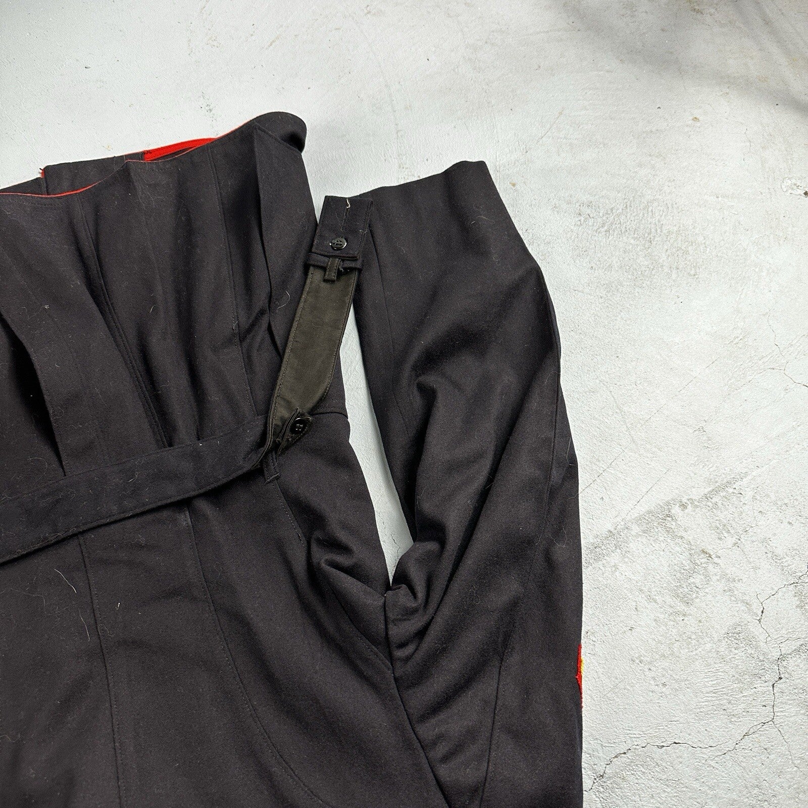 VTG Authentic WWII Paramarine United States Marine Corp Dress Blue Jacket USMC