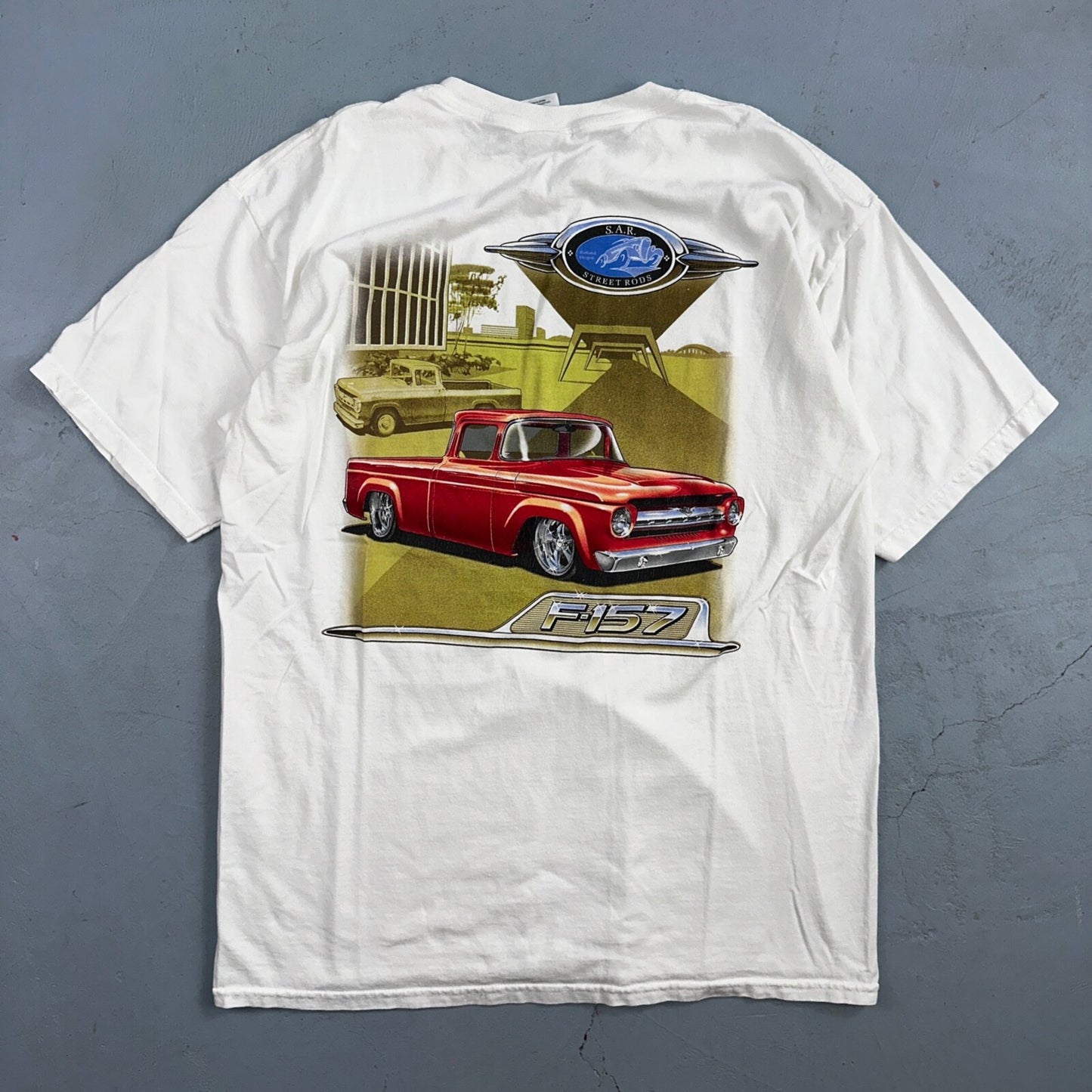 Portland Street Rods F157 VTG T Shirt Pick Up Trucks Oregon Farm Classic Y2K