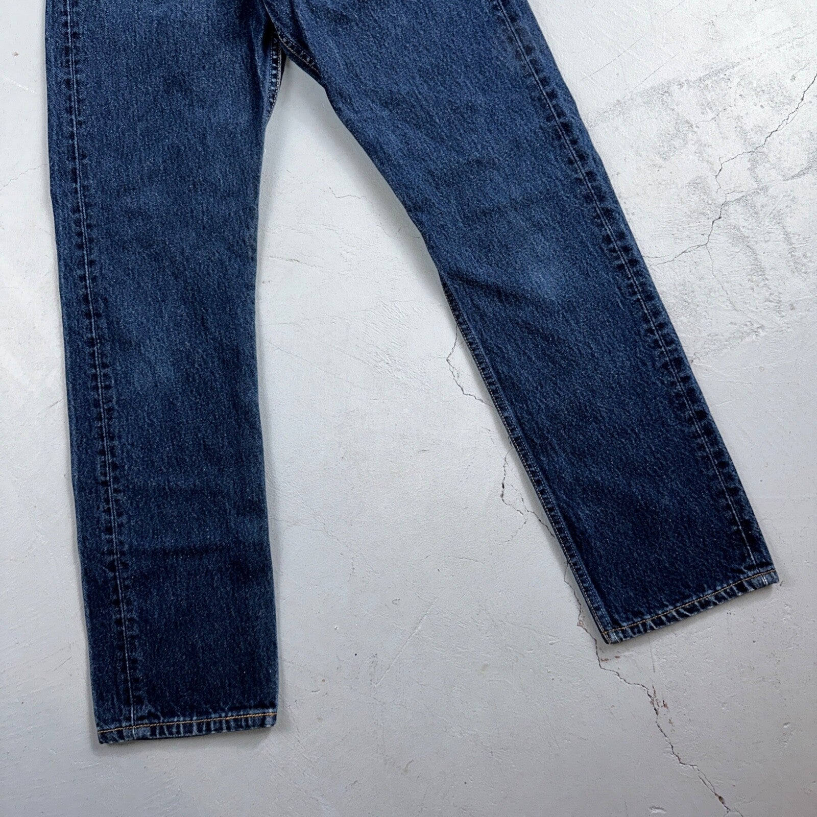Levis 501 Vintage 90s USA XX Straight Leg Jeans Blue Dark Wash Act 24x29