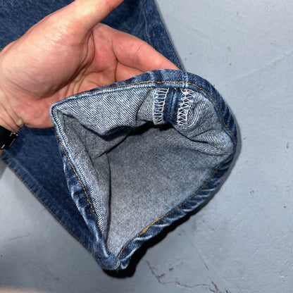 Levis 501 Vintage 90s USA XX Straight Leg Jeans Blue Med Wash 44x32 Act 40x29