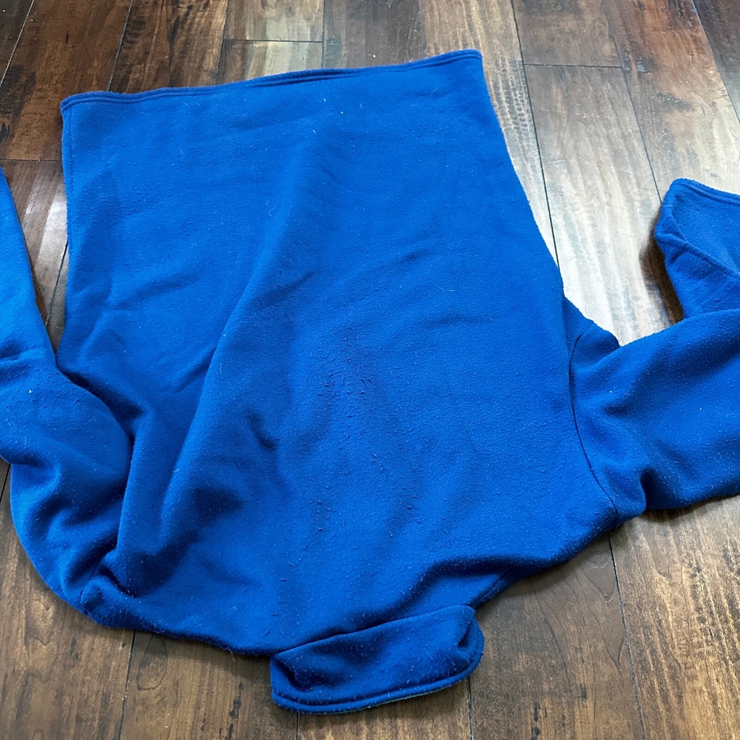 Vintage Patagonia Capilene Shirt Top 1/4 Zip w/ Collar Blue USA Made XL