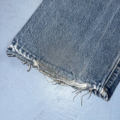 Levis 501 Vintage 80s Redline Selvedge USA XX Jeans Light Wash 34x40 Act 32x36