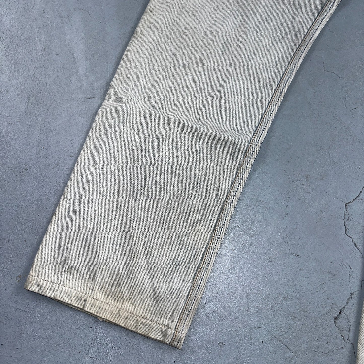 Levis 501 Vintage 90s UK Straight Leg Jeans Blue Light Wash 38x36 Act 37x30