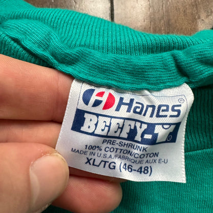 San Francisco Opera Hanes Vintage T Shirt 80s Beefy Green Teal Single Stitch