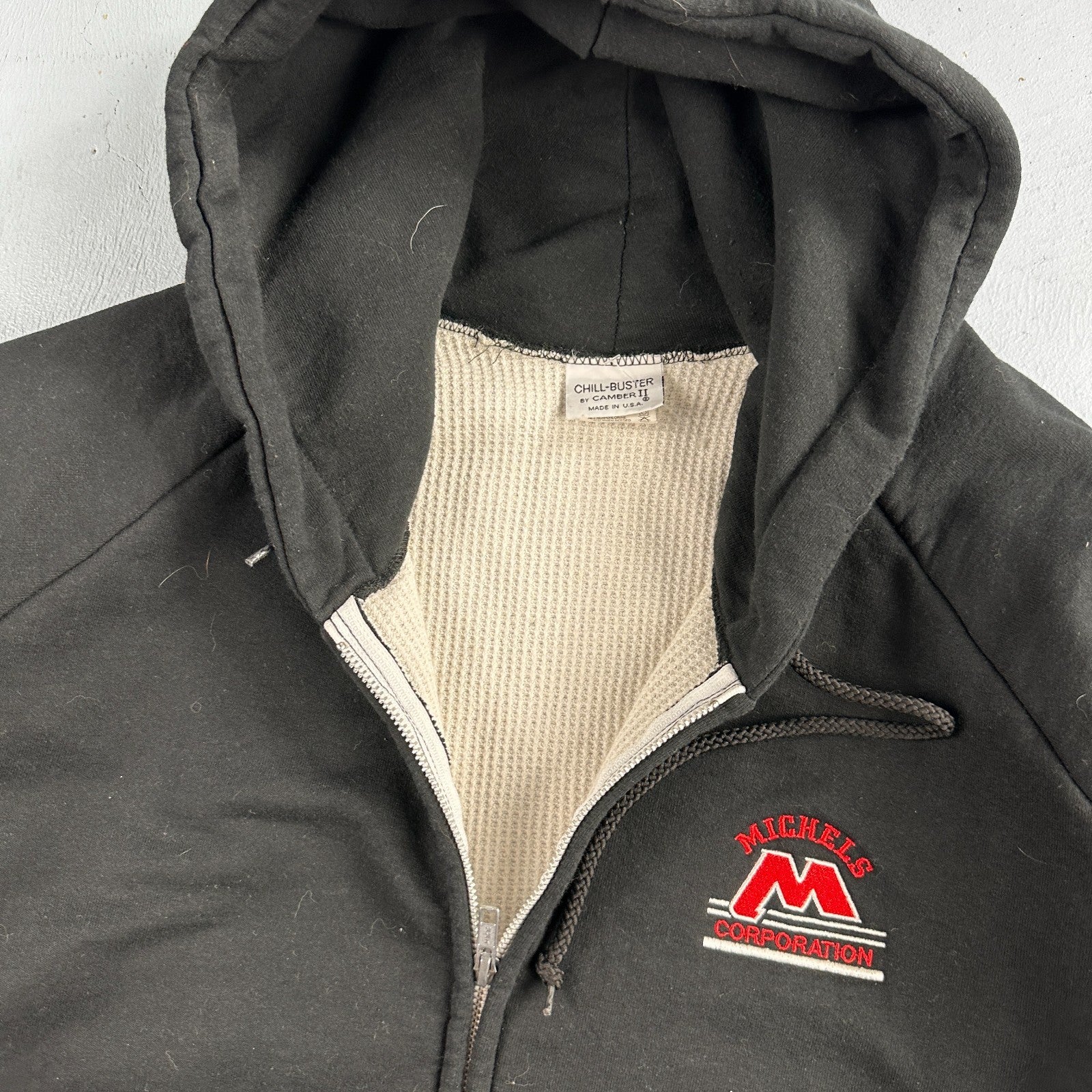 Camber II 2XL Chill-Buster Waffle Knit Heavyweight Thermal Black Double Face VTG