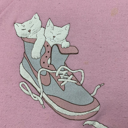 Nike Vintage Sweatshirt Mens T Shirt Pink Cats Cute Animals Canada Shoes Love