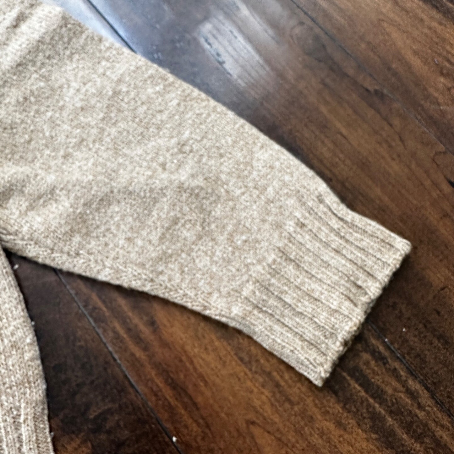 Vintage Jantzen Sweater Men's L Brown Pullover Blank Solid USA Made 90s