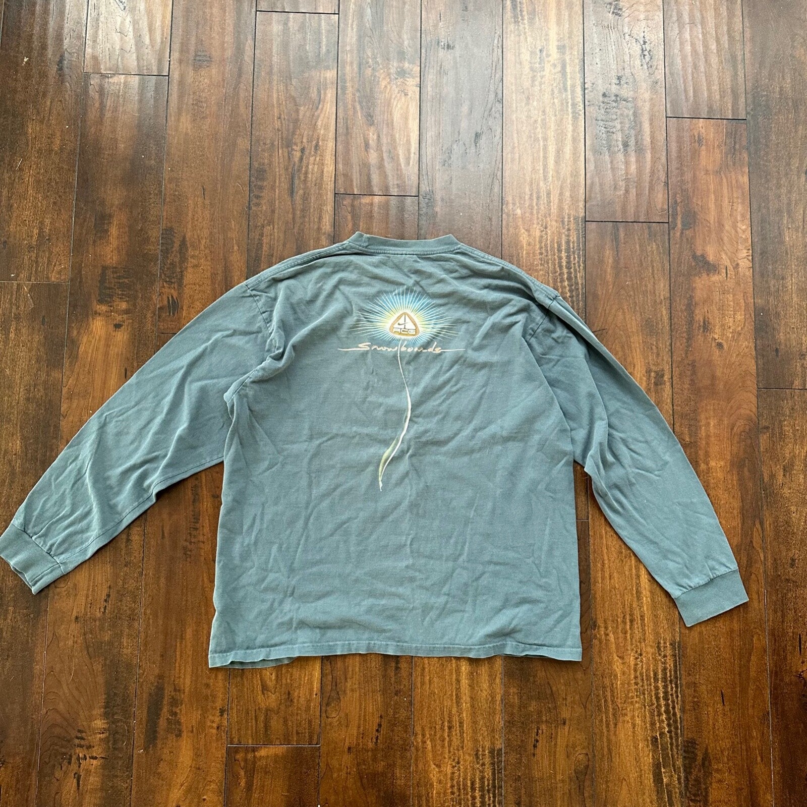 ACG Nike Snowboards Vintage T Shirt 90s Blue White Tag Rare Sports Jordan Used