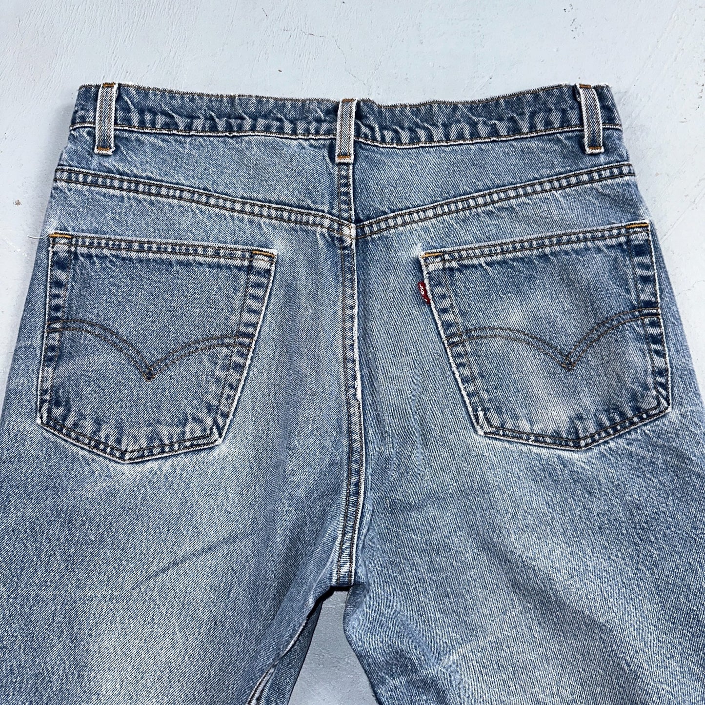 Levis 517 Jeans Mens 36x34 Black Denim Bootcut Red Tab USA Vintage 90s 34x32