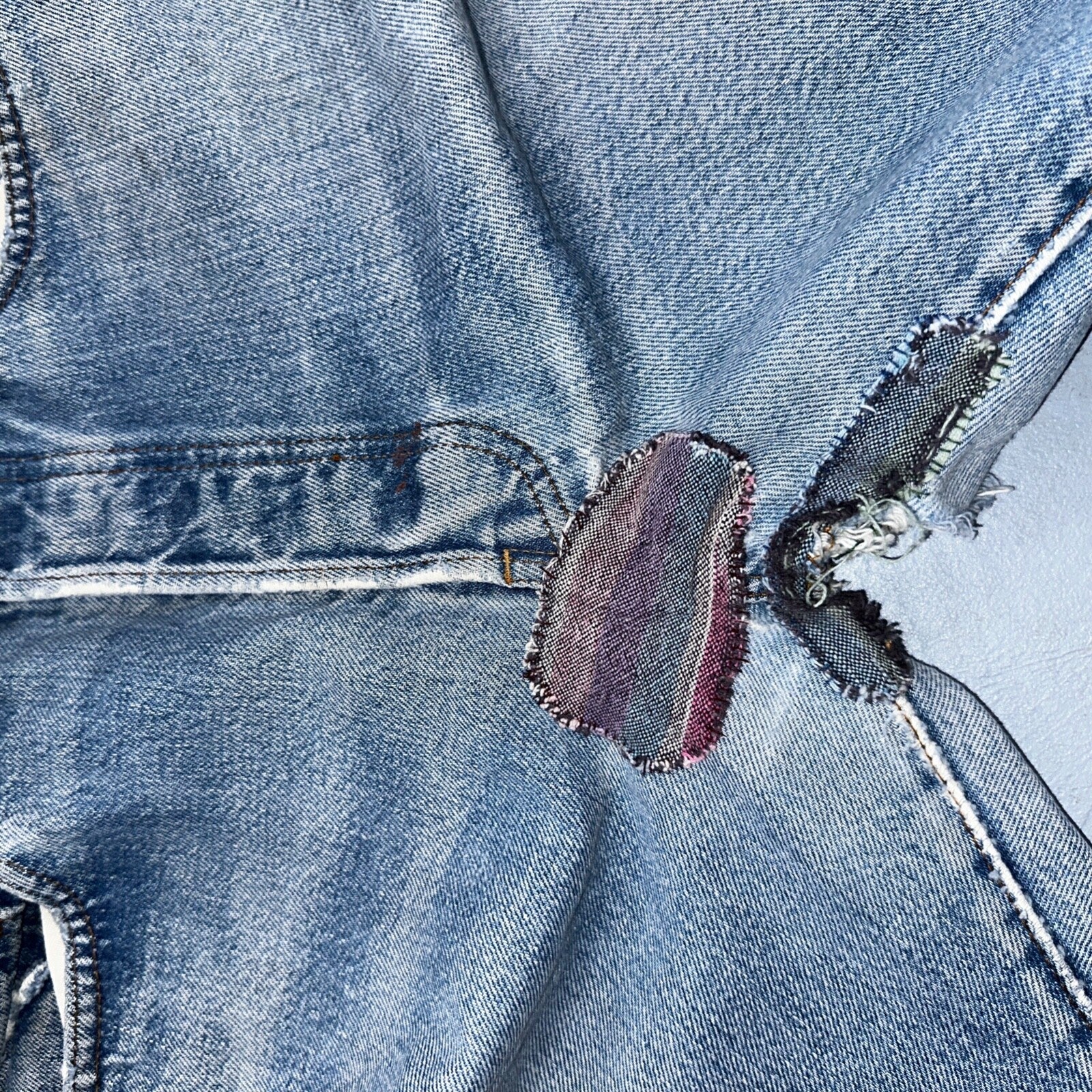 Levis 501 Vintage 80s Redline Selvedge USA XX Jeans Light Wash 1980s Act 29x28