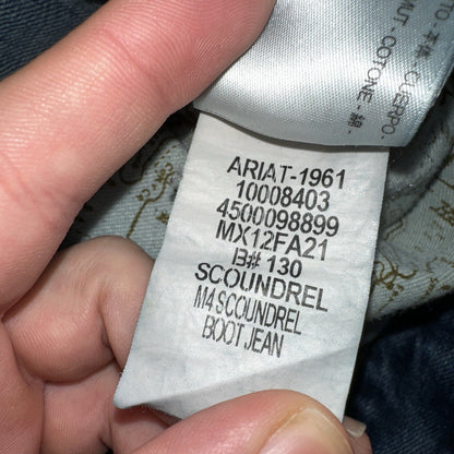 Ariat Jeans Mens 36x34 Blue M4 Boot Cut Relaxed Coltrane Jeans Denim Medium Wash