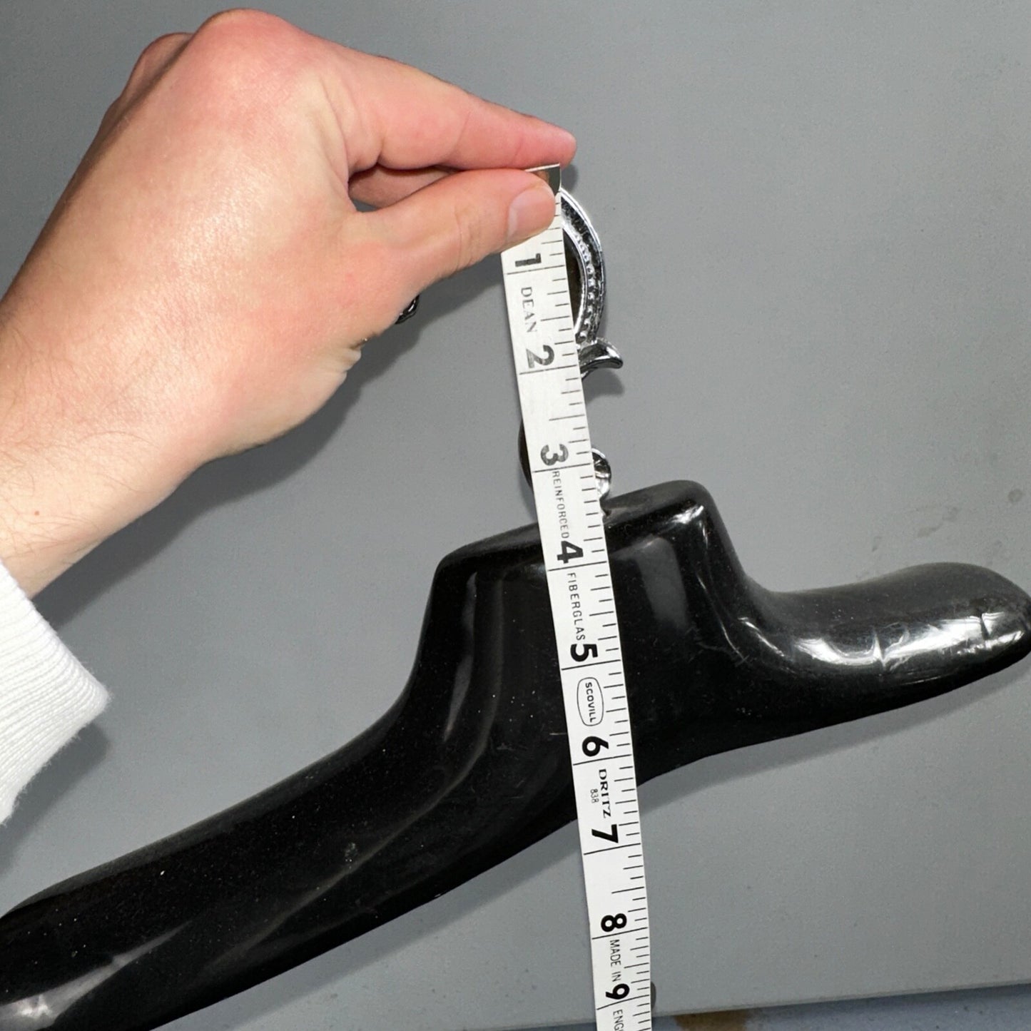 Old Vintage METAL Store DISPLAY Tabletop Clothes VALET STAND Adjustable