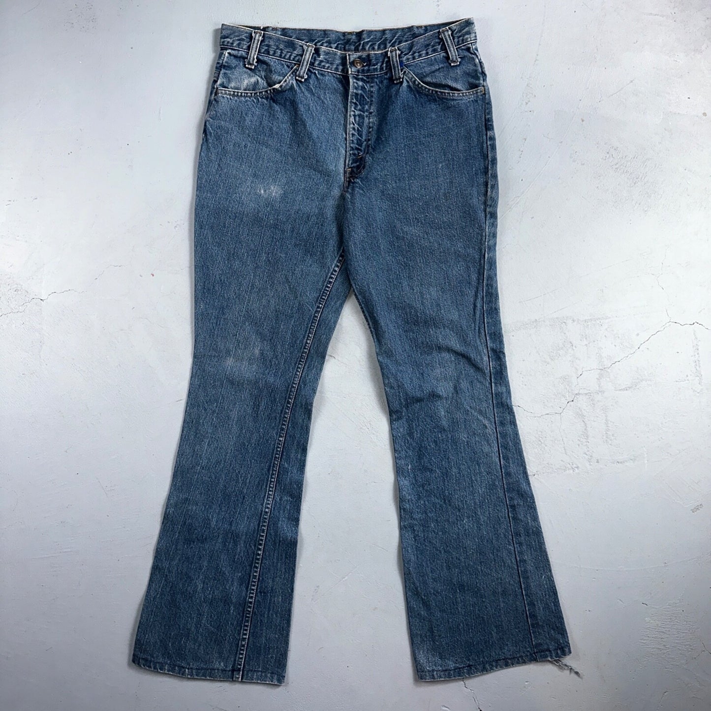 Levis 684 Vintage 70s USA Orange Tab Bootcut Flare Blue Bell Bottom Jeans 34x32