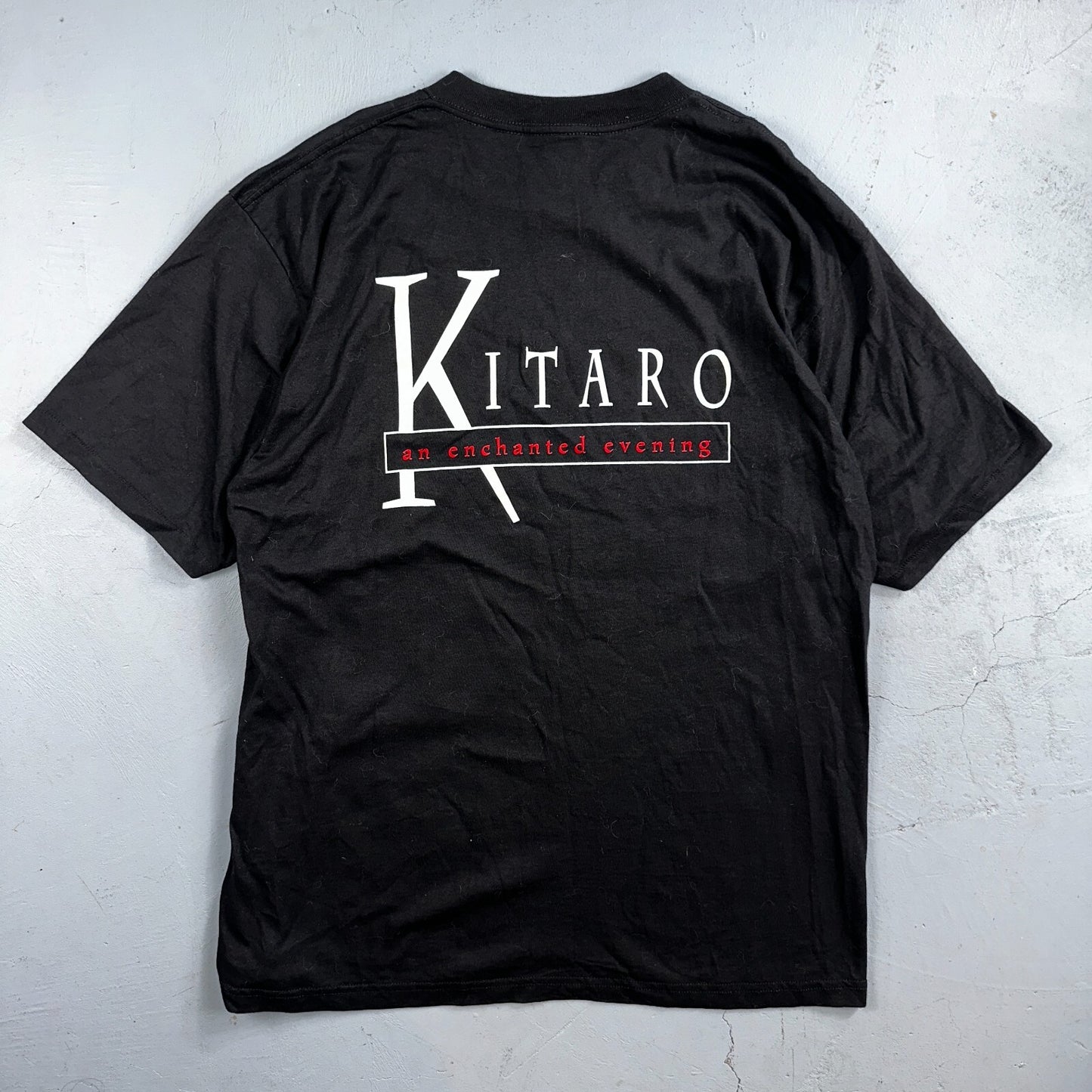 Kitaro 90s VTG T Shirt Single Stitch Music Band Japanese Rare Acoustic XL