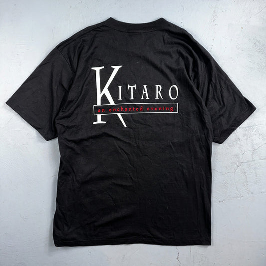 Kitaro 90s VTG T Shirt Single Stitch Music Band Japanese Rare Acoustic XL