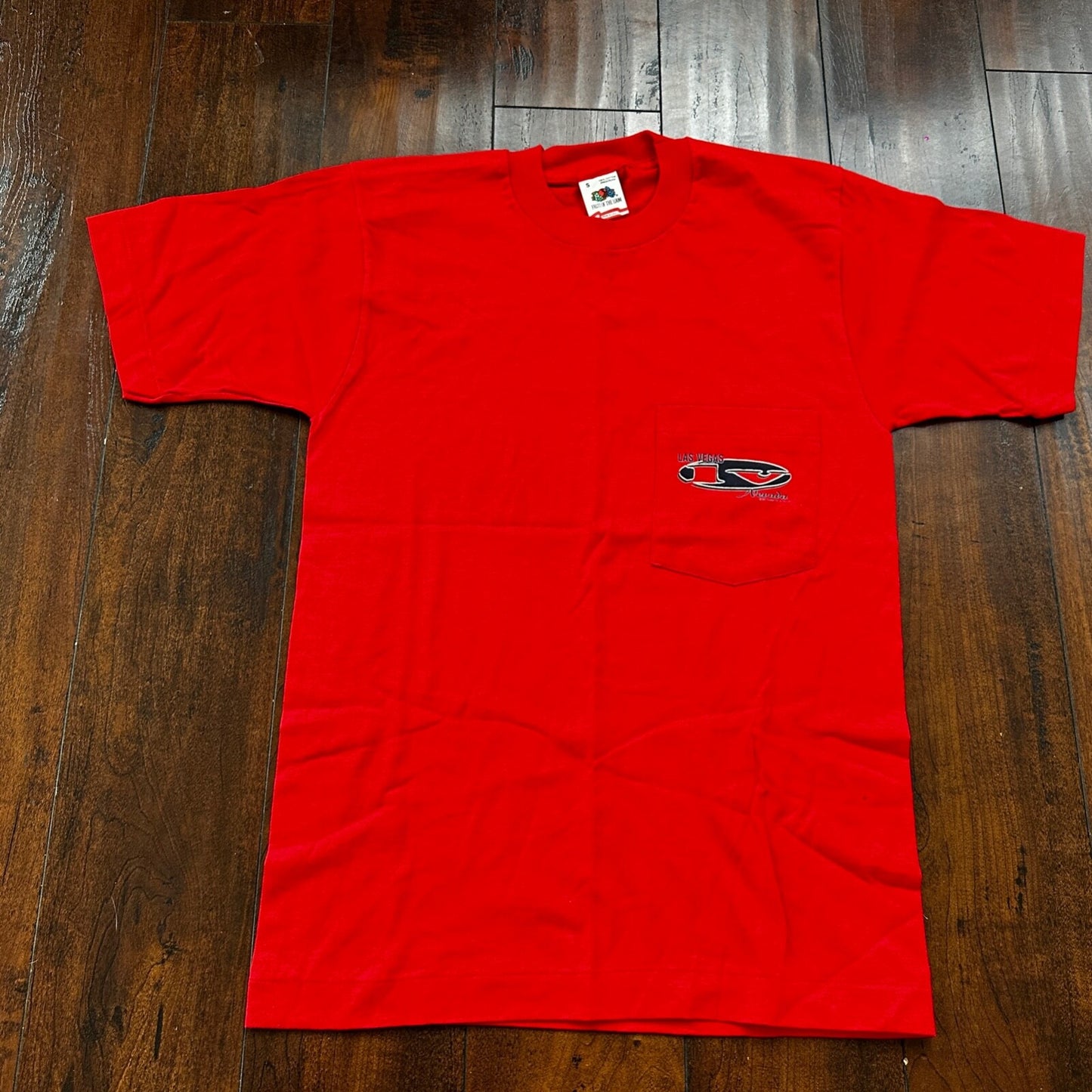 Fruit of The Loom Las Vegas Nevada Pocket Vintage T Shirt Single Stitch Casino