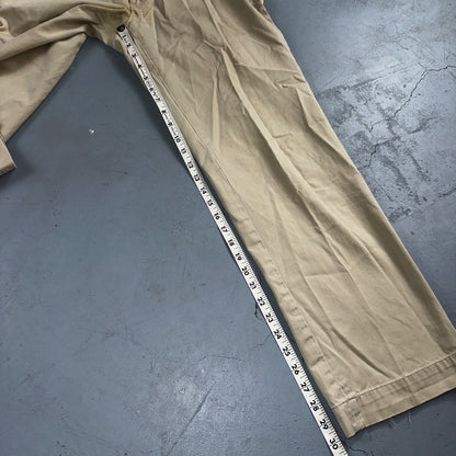 Polo Ralph Lauren Pants Mens 33x32 Suffield Chino Straight Twill Cotton Beige