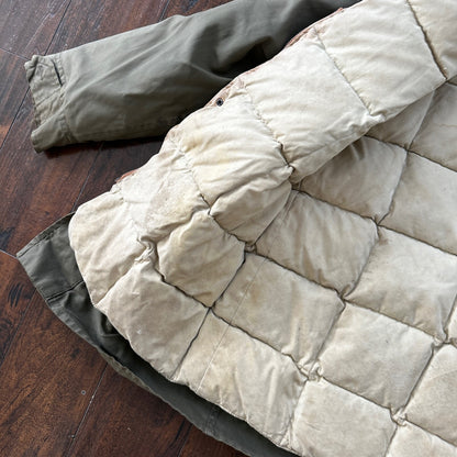 VTG 70's Pioneer Sportswear Men's Med Down Insulated Puffer Coat Jacket Shell