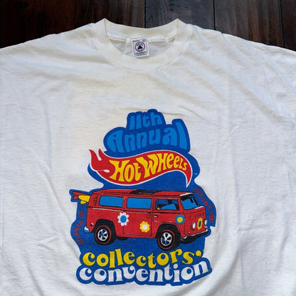 Hot Wheels RARE Beach Van Cruiser Vintage T Shirt Collectors Convention 90s