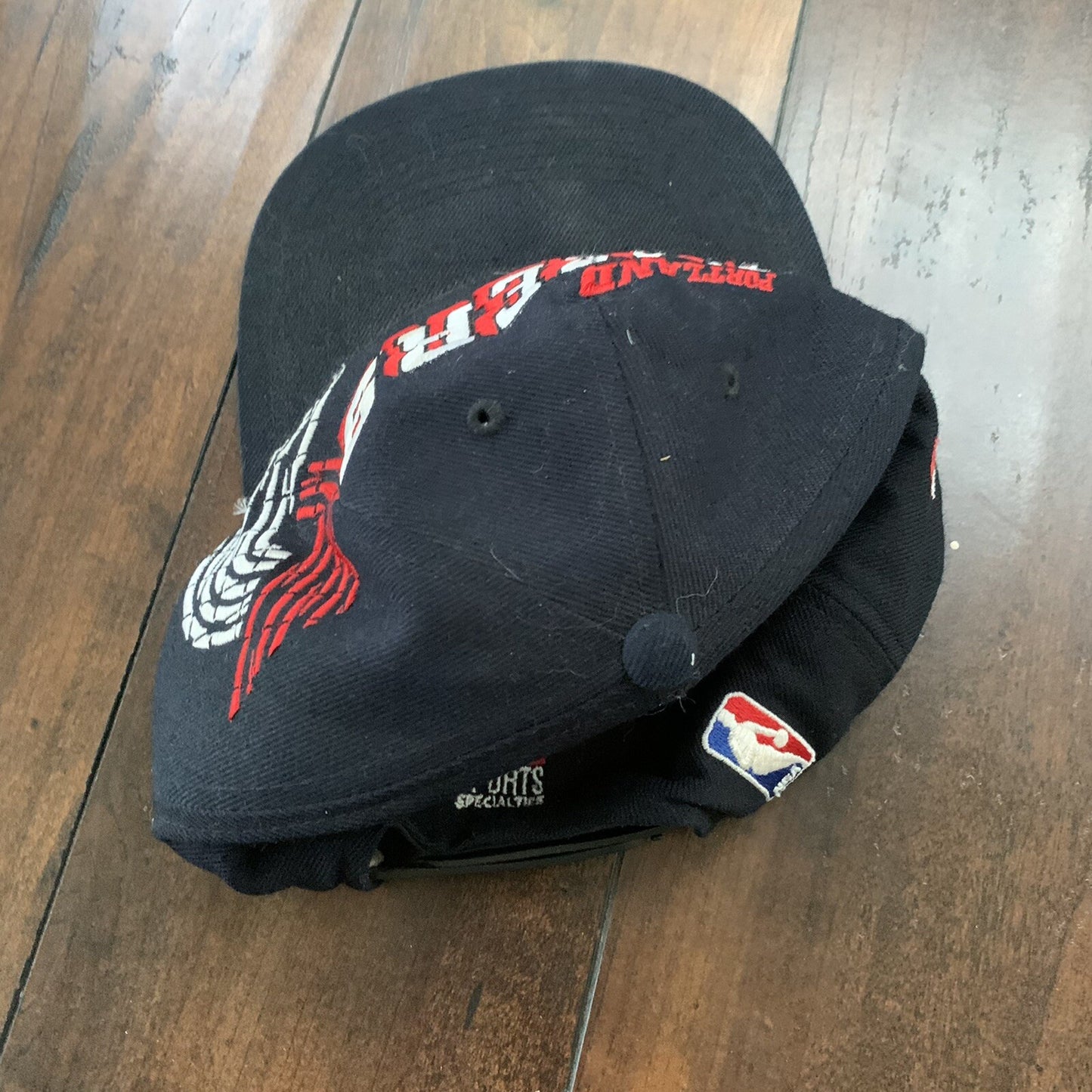Vintage 90s Portland Trail Blazers Logo Athletic Diamond SnapBack Hat Cap NBA