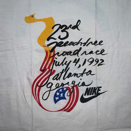 Vintage Nike T Shirt Mens XL Peach Tree Georgia Atlanta America 1992 July 4 USA