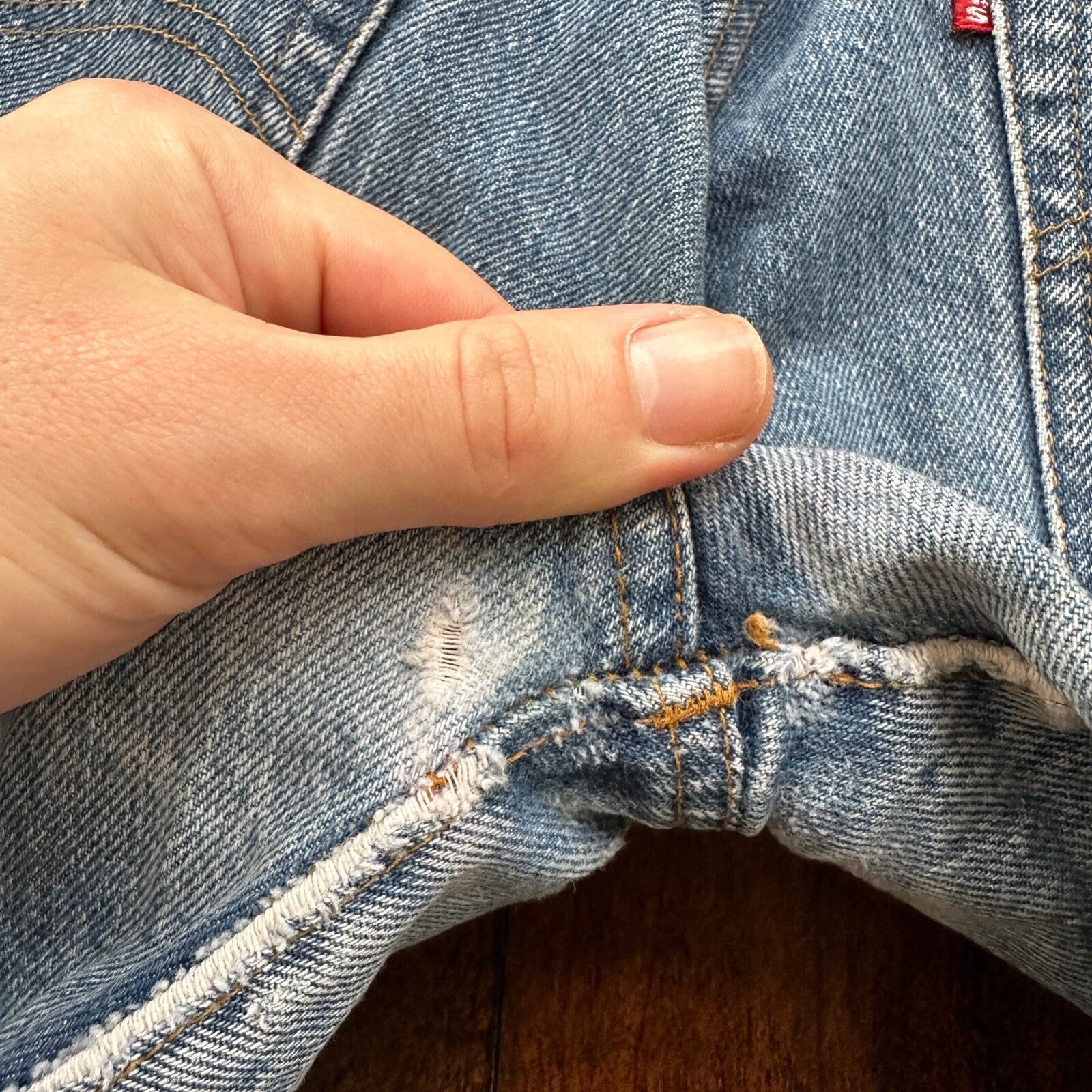 Levis Vintage 80s Redline Selvedge USA 501 XX Jeans 66 70s 32x34 Act 29x25