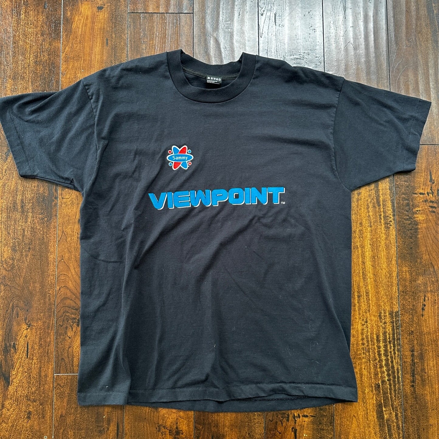 Viewpoint VTG T Shirt XL Screen Stars Faded Black 90s Hip Hop Jimmy Neutron Cool