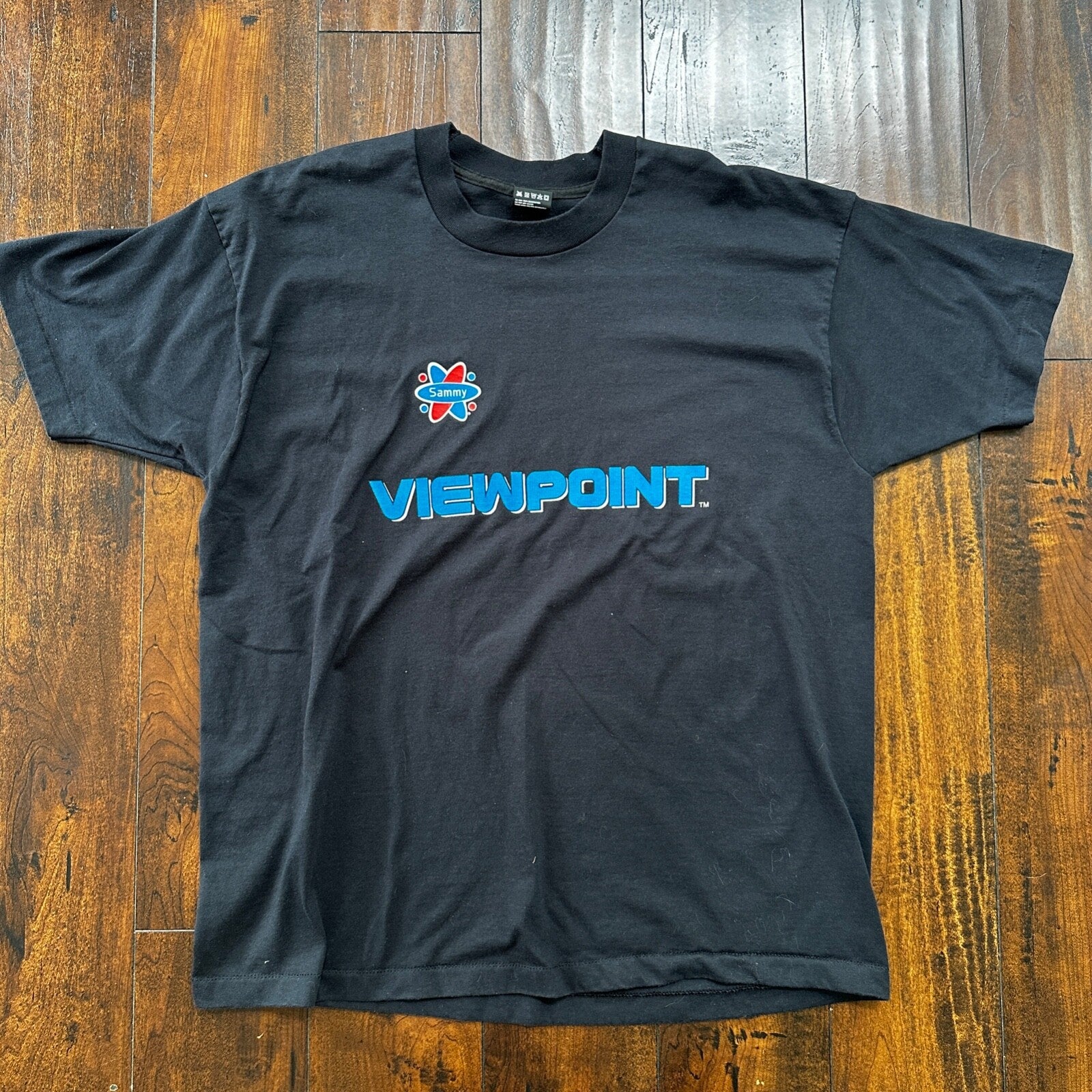 Viewpoint VTG T Shirt XL Screen Stars Faded Black 90s Hip Hop Jimmy Neutron Cool