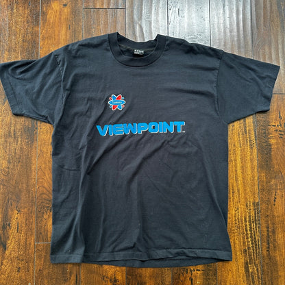 Viewpoint VTG T Shirt XL Screen Stars Faded Black 90s Hip Hop Jimmy Neutron Cool