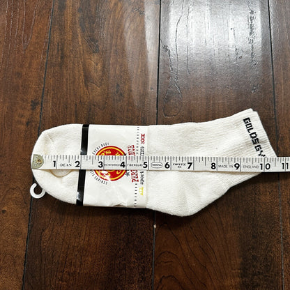 Golds Gym Women's Crew Socks Running Crew Socks 80s White Vtg 90s USA W9-11