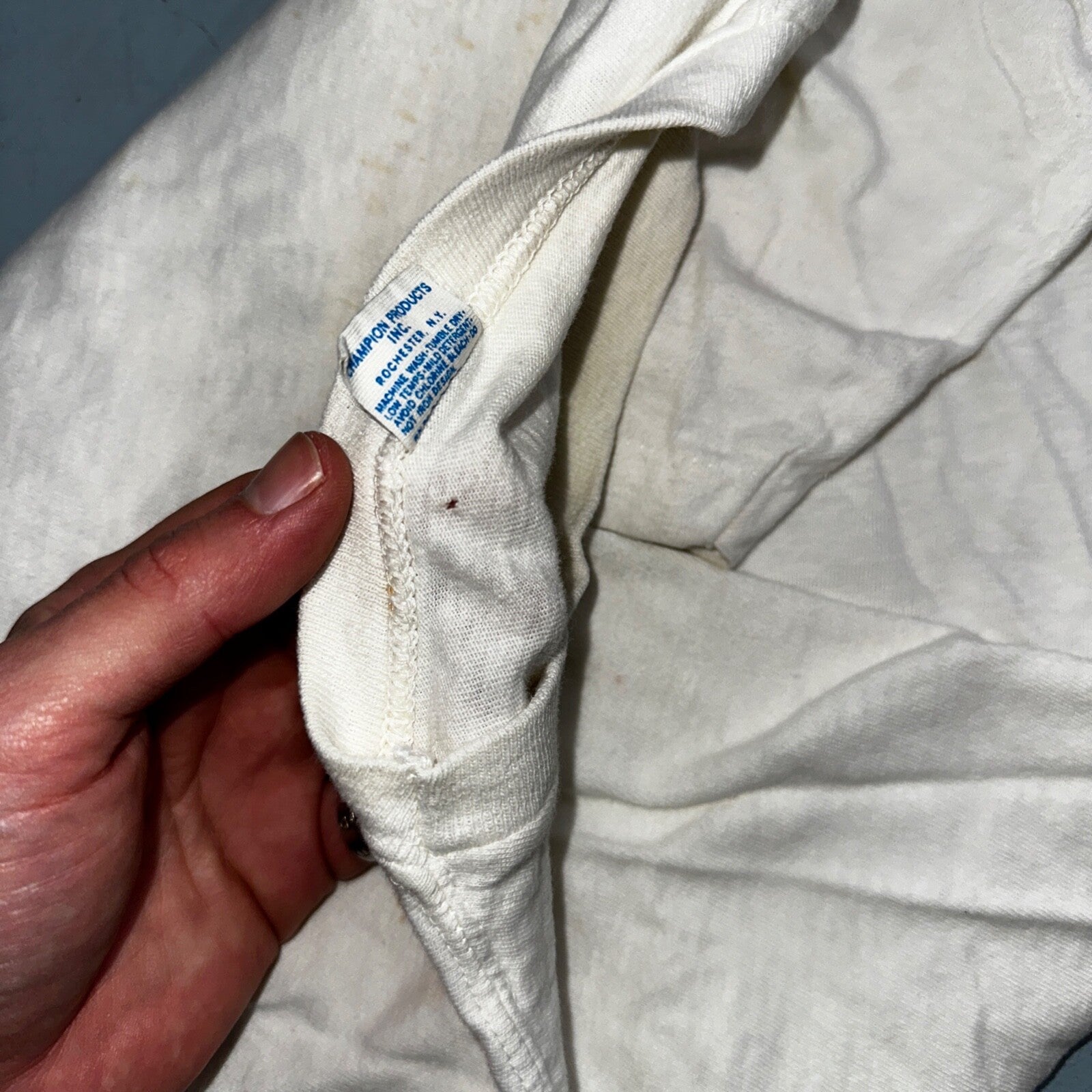 Oregon Champion XL Governors Trophy Run VTG T Shirt 1980s Blue Bar Single Stitch