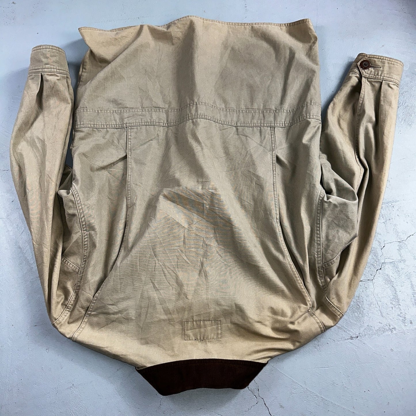 Eddie Bauer Jacket Mens M Tan Brown Chore Barn Field Coat Canvas Outdoor VTG