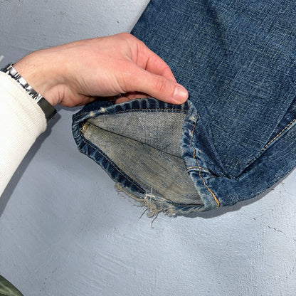 Levis 501 Vintage 90s XX Straight Leg Jeans Y2K Med Wash 34x34 Act 33x34