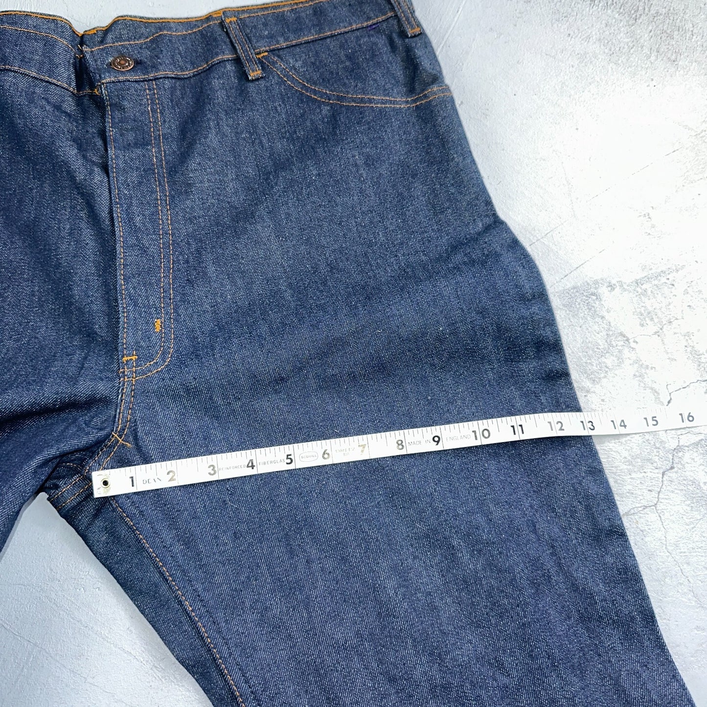 Levis 646 Deadstock 70s USA Orange Tab Bootcut Flare Bell Bottom NOS Jeans 42x32