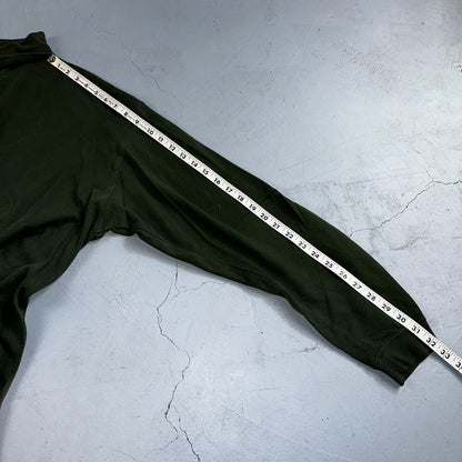 Pendleton VTG T Shirt Mens Large Turtleneck Green Long Sleeve Cotton Casual