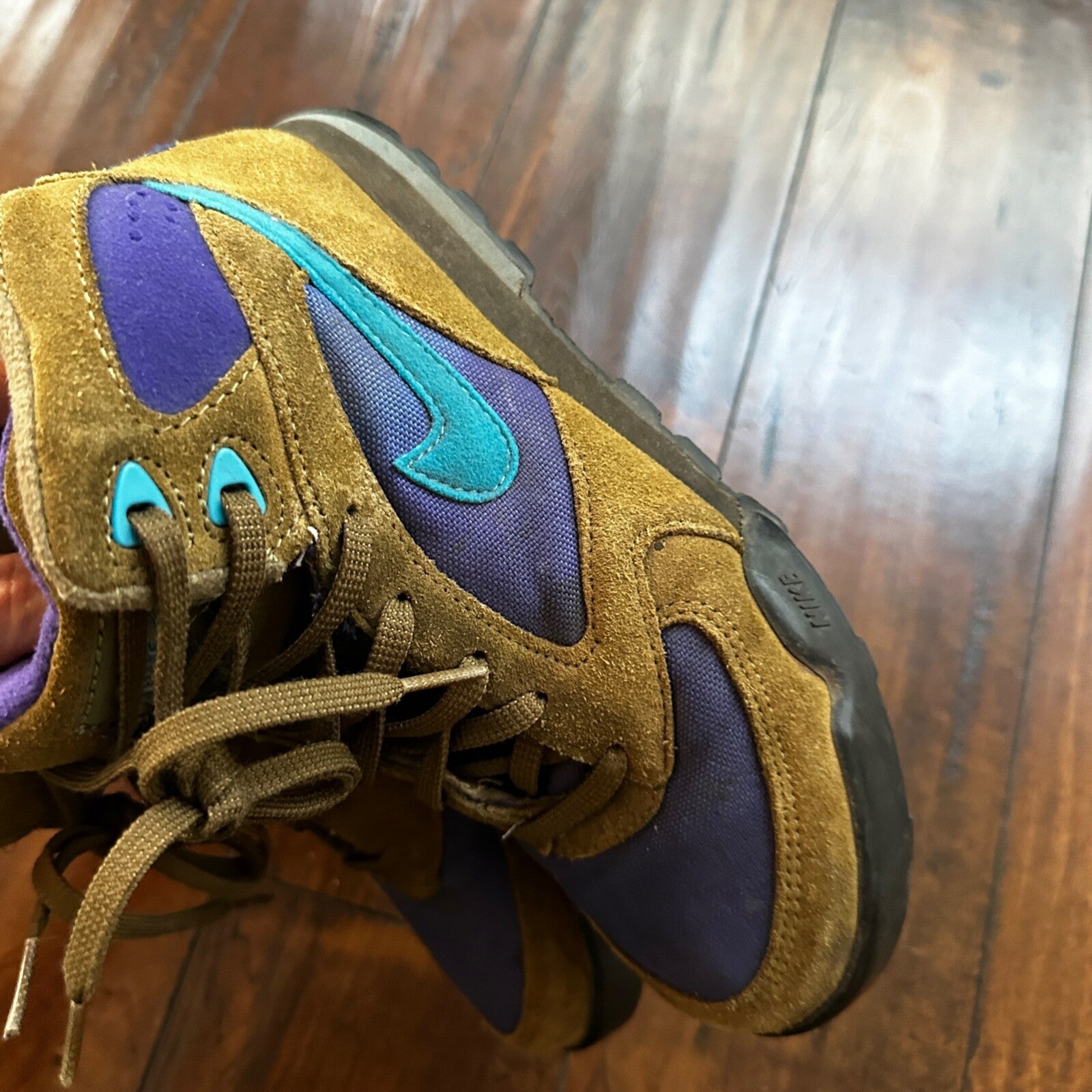 Vtg 90s Nike Caldera Plus Hiking Boots Womens Sz 7.5 Camp Trail Walking Travel