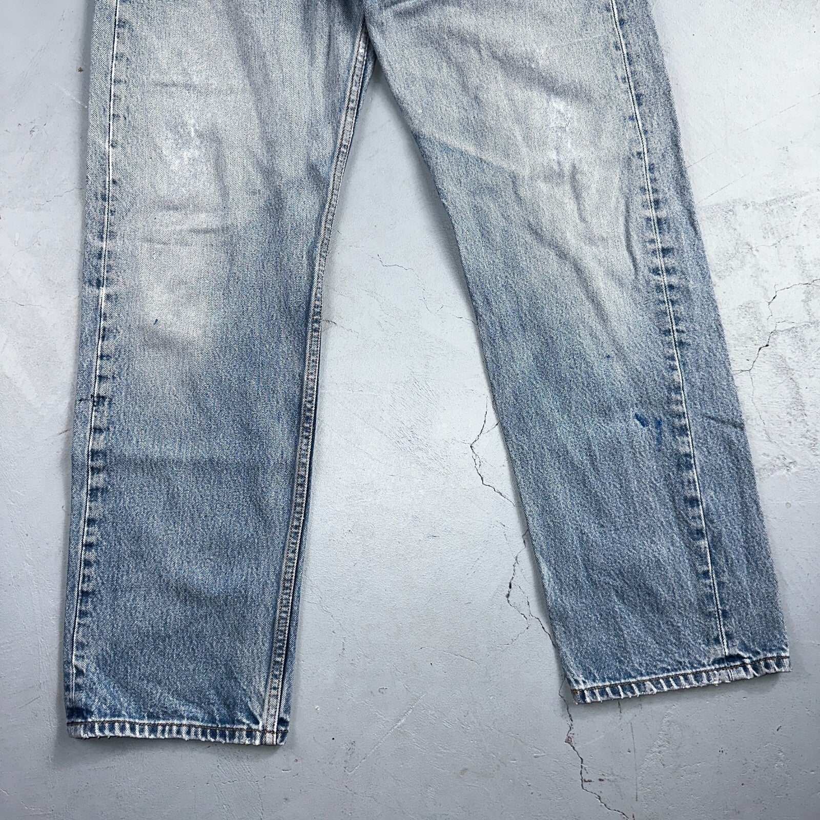 Levis 501 Vintage 90s XX Straight Leg Jeans Y2K Light Wash 36x34 Act 33x29
