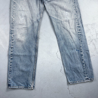 Levis 501 Vintage 90s XX Straight Leg Jeans Y2K Light Wash 36x34 Act 33x29