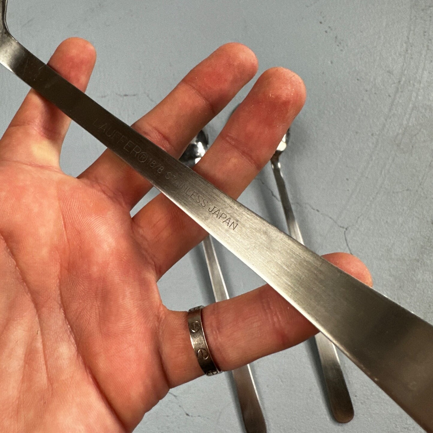 Towle Lauffer  MAGNUM  JAPAN 18/8 Satin Stainless Flatware Lot of 3