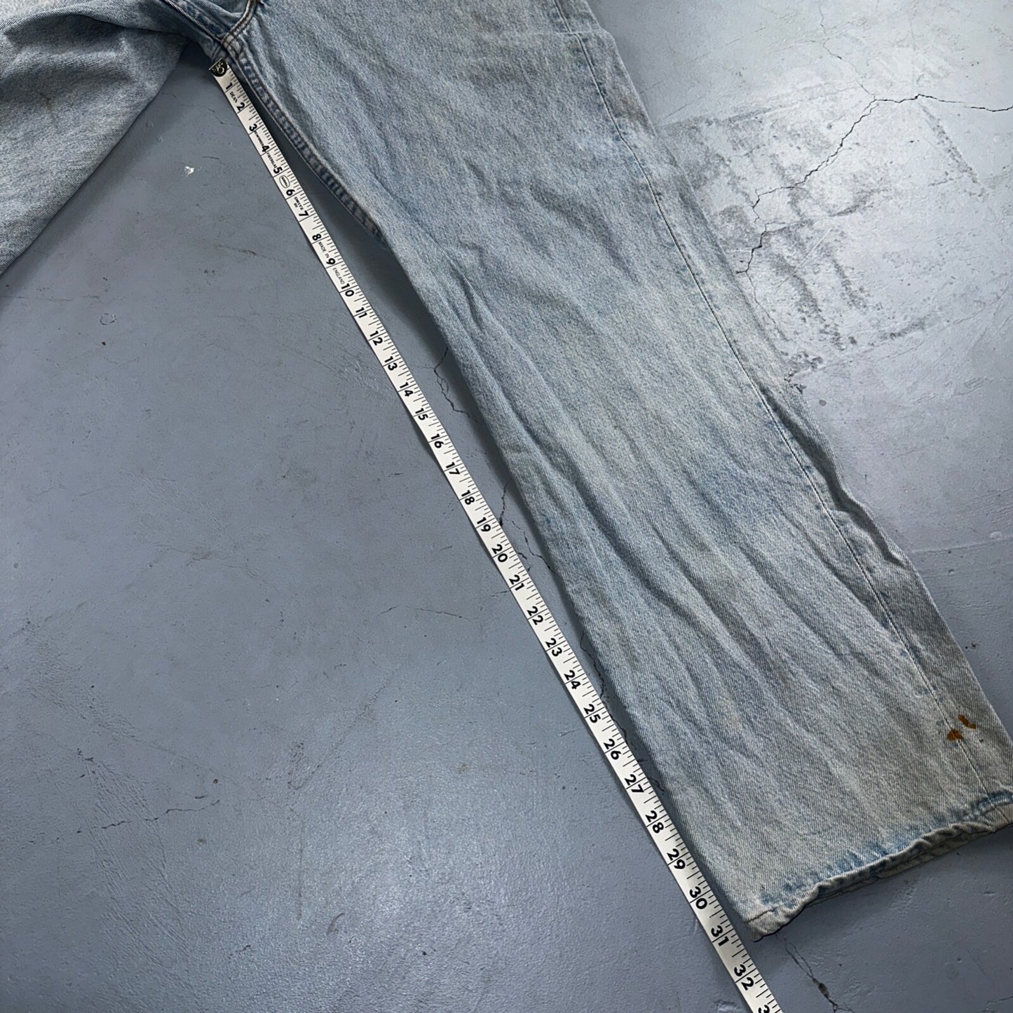 Levis 501 Vintage 90s USA XX Straight Leg Jeans Blue Light Wash 40x32 Act 38x31