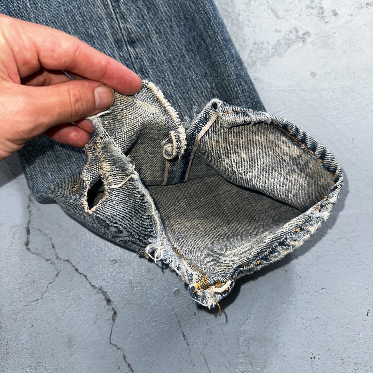 Levis 501 Vintage 70s SS Redline Selvedge USA XX Jeans Med Wash 32x34 Act 30x29