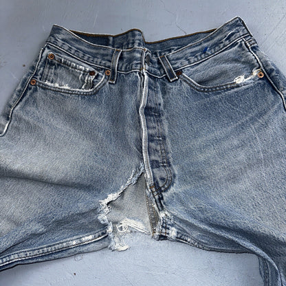 Levis 501 Vintage 90s Mexico Straight Leg Jeans 34x36 Y2K Light Wash Act 31x31