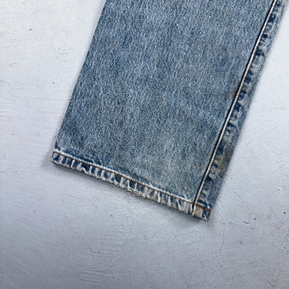 Levis 501 Vintage Y2K 90s XX Straight Leg Jeans Blue Light Wash 36x32 Act 33x30