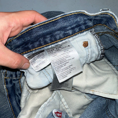 Levis 501 Vintage Y2K XX Straight Leg Jeans 32x34 Med Wash 2000s Act 31x30