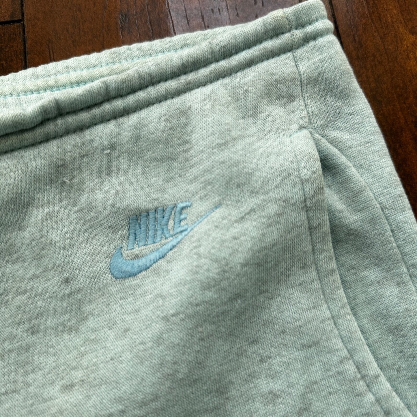 VTG Nike Athletic Blue Sweatpants S Drawstring Adjustable Jogger Y2K Gym